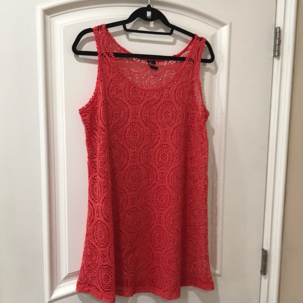 Portocruz lace swim cover up size XL